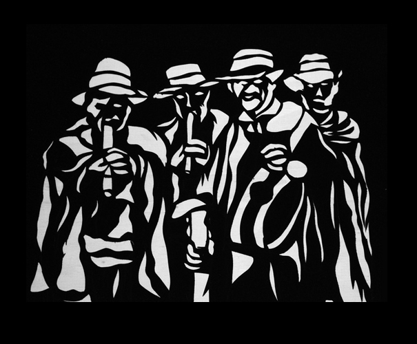 honduras rhythm velvet on wood