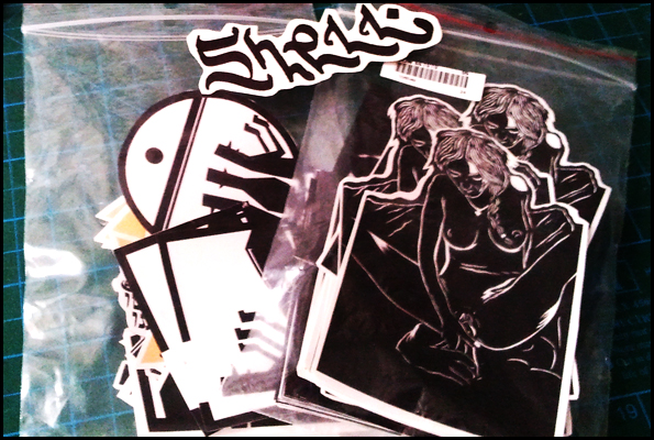 Going back and fwd – new vinyl stickers